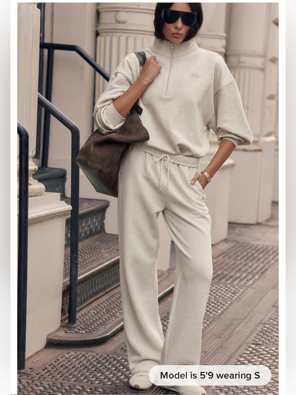 Accolade Straight Leg Sweatpant Oatmeal Heather